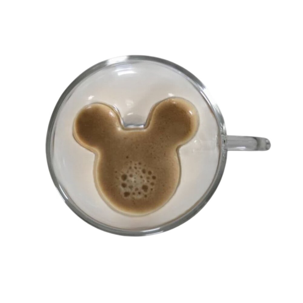 EUC Disney Mickey Mouse Double Walled Espresso Cups (set 4)